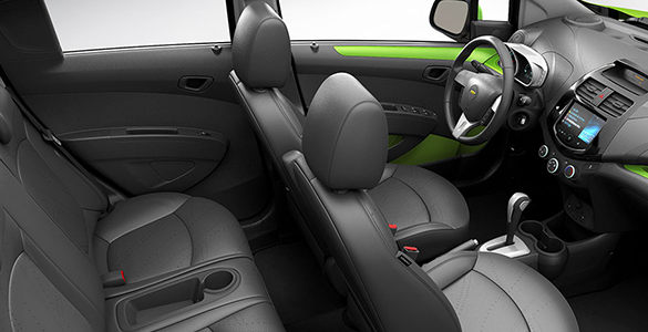 Car Rental Dubai interior 2 chevrolet spark